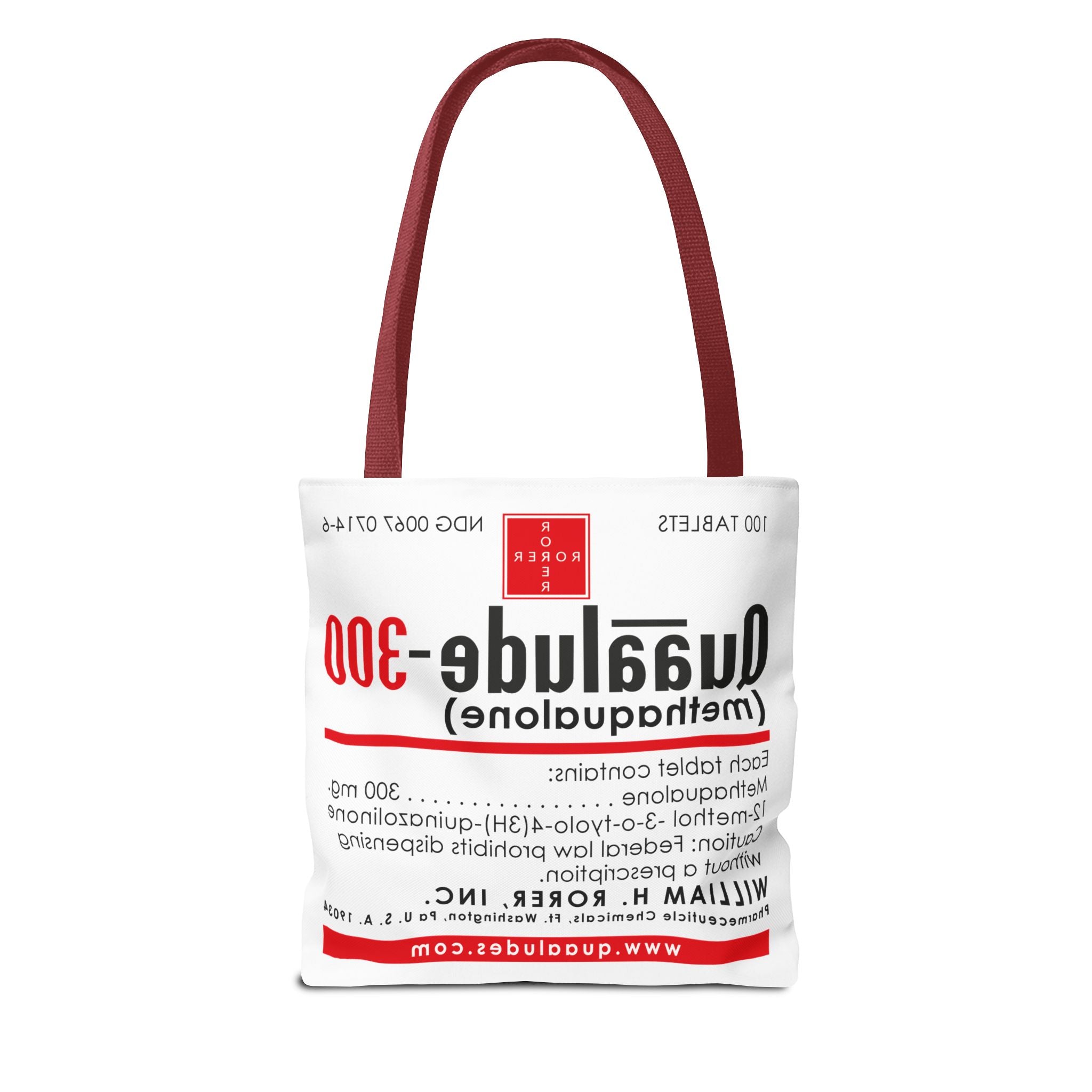 Quaalude Tote Bag