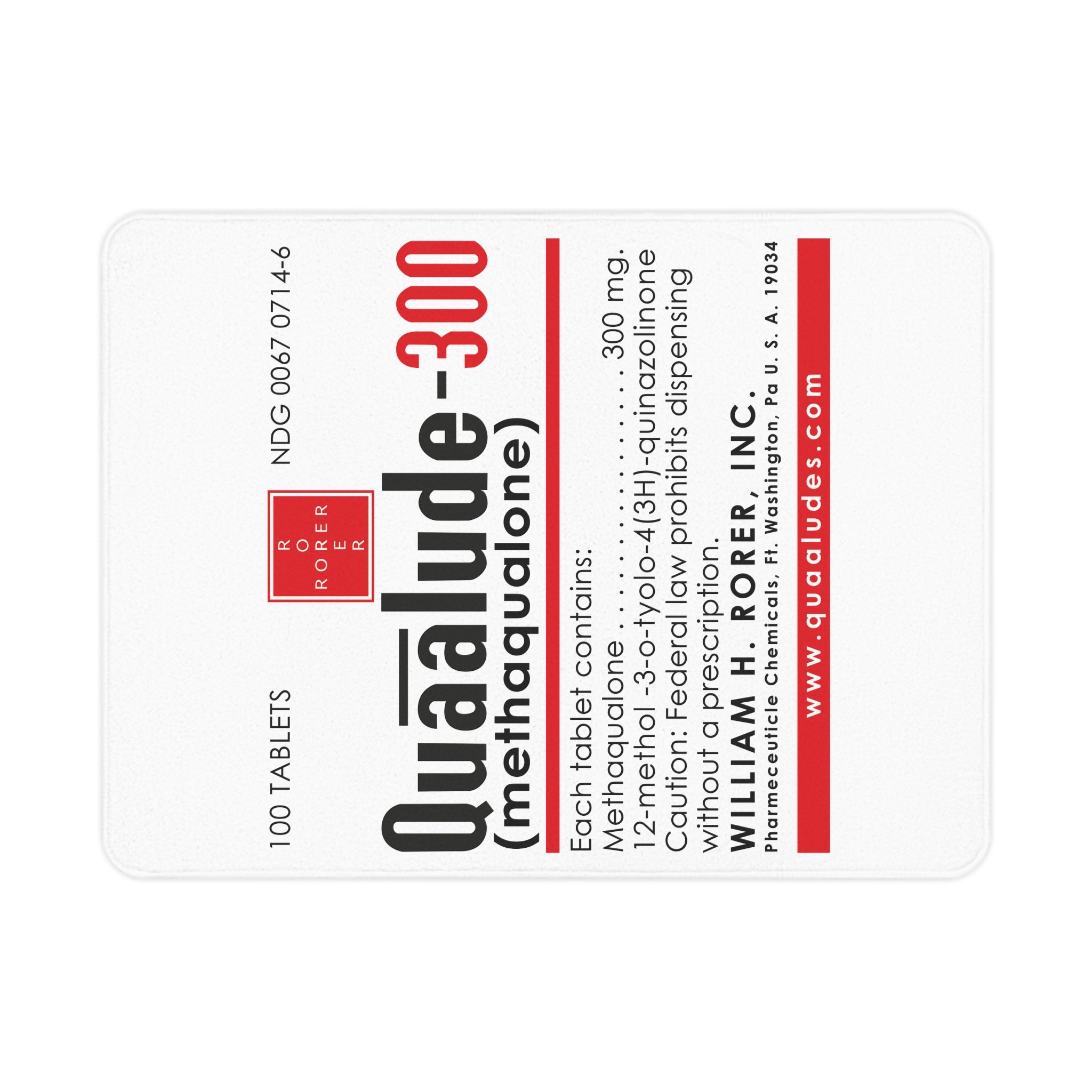 Quaalude Toddler Blanket