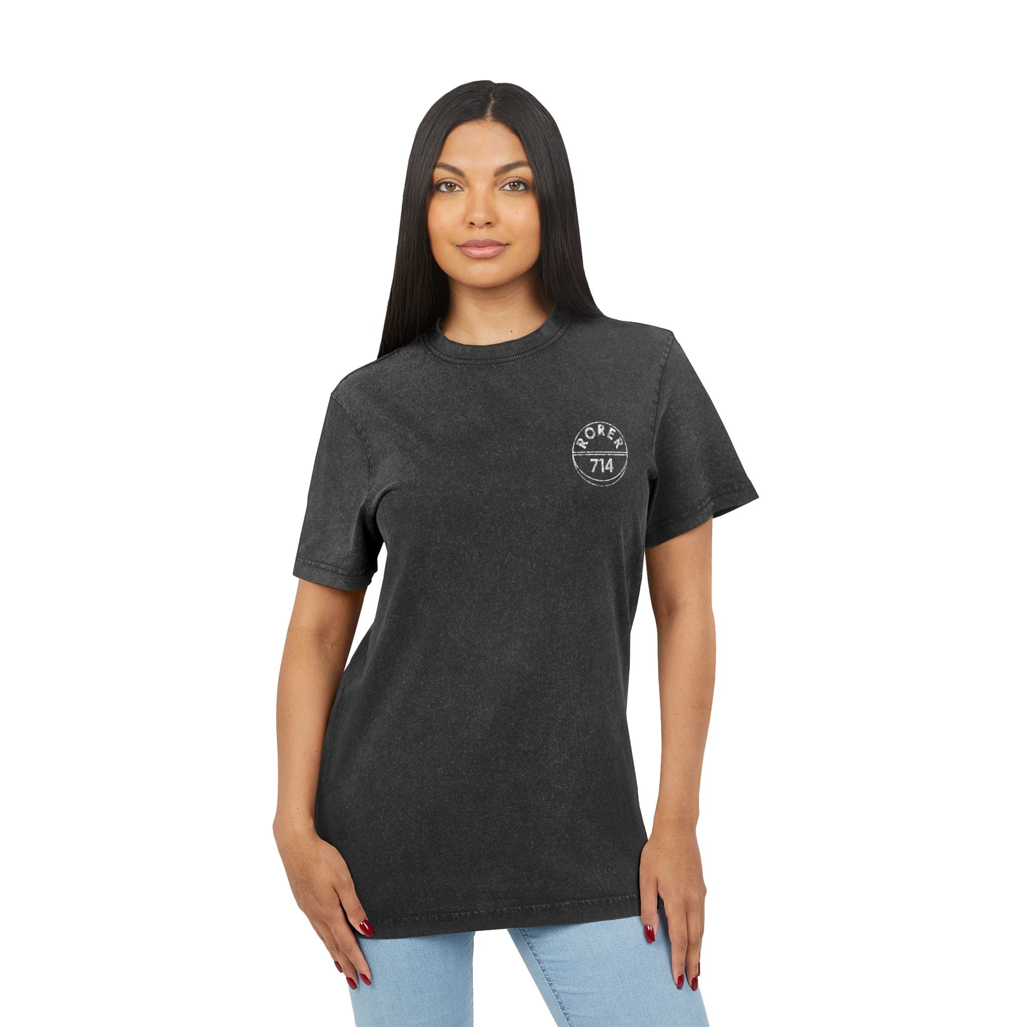 Acid Washed Graphic Tee | Vintage Style for Casual Cool