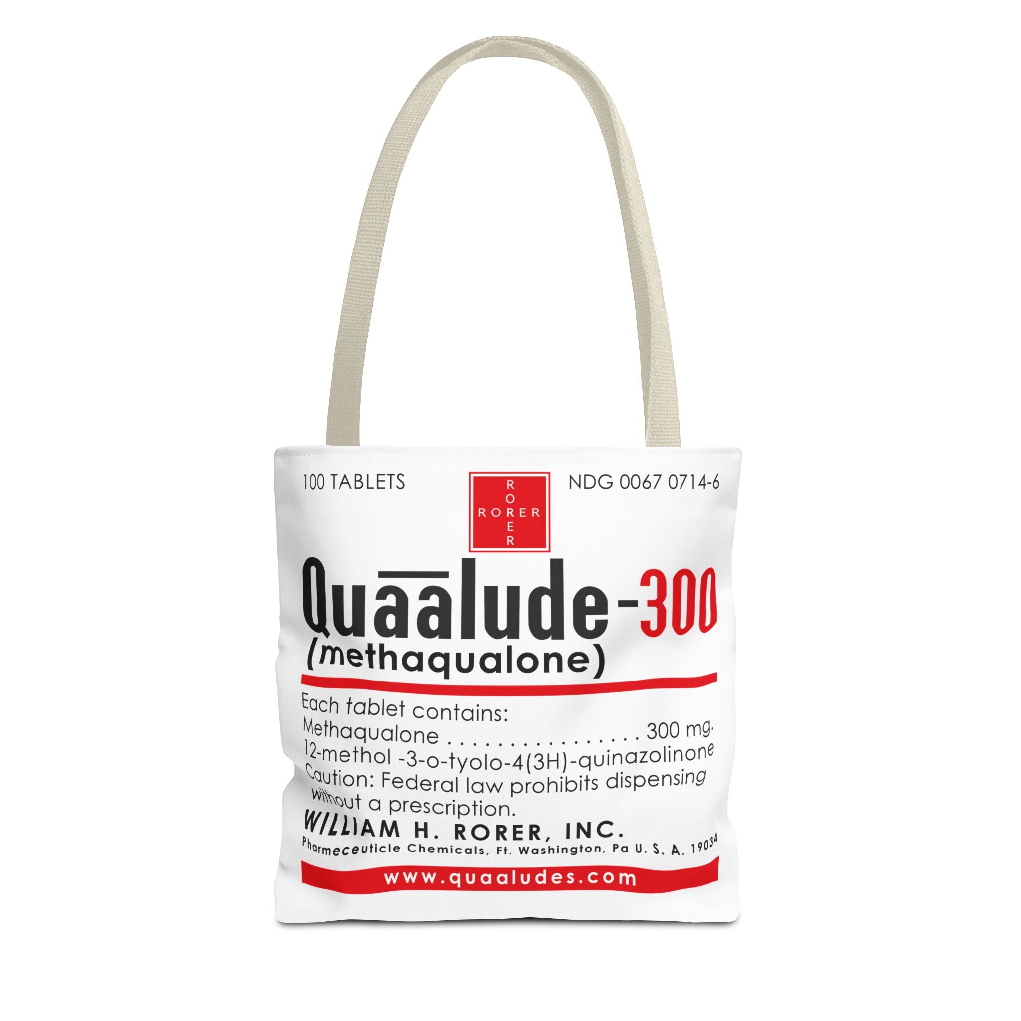 Quaalude Tote Bag