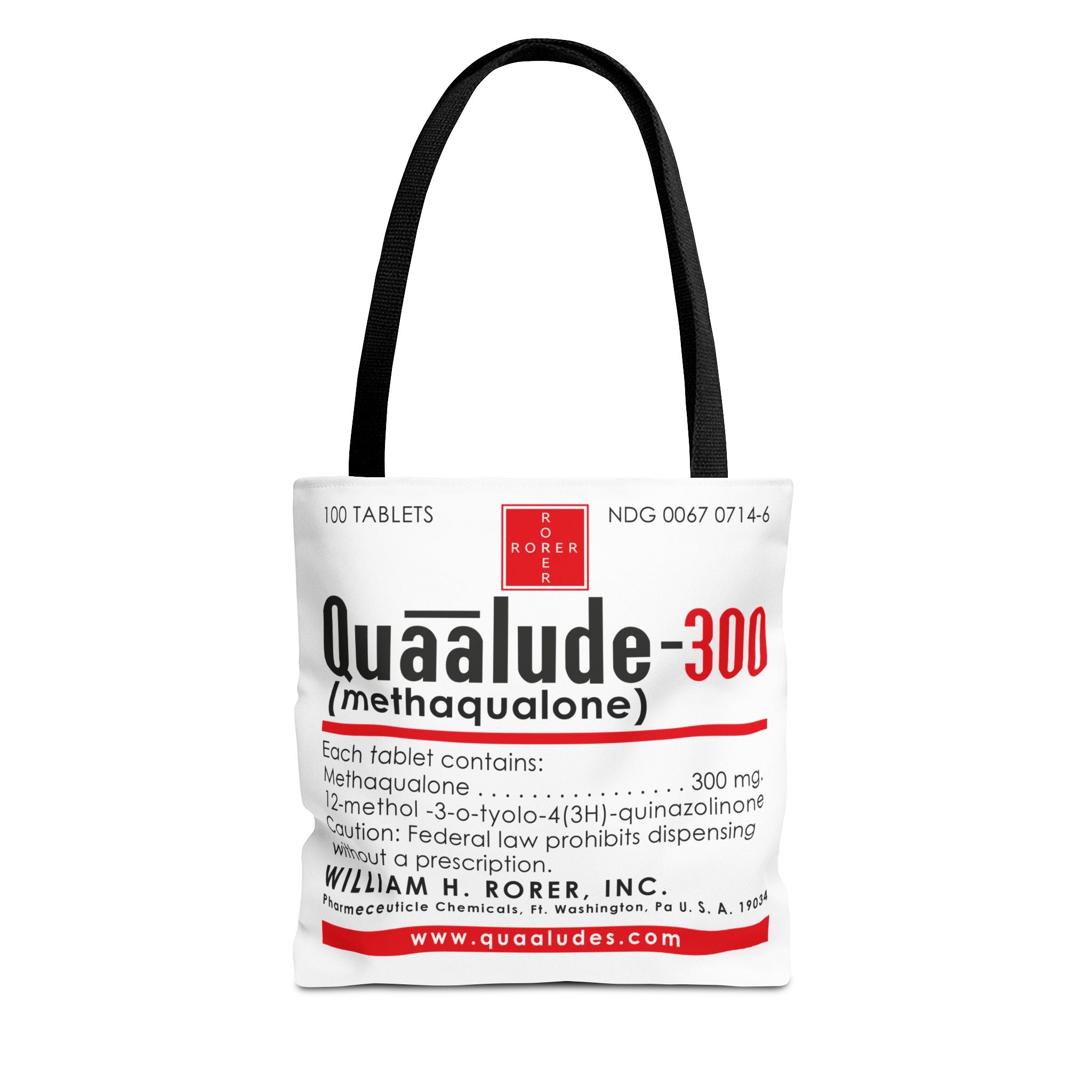 Quaalude Tote Bag