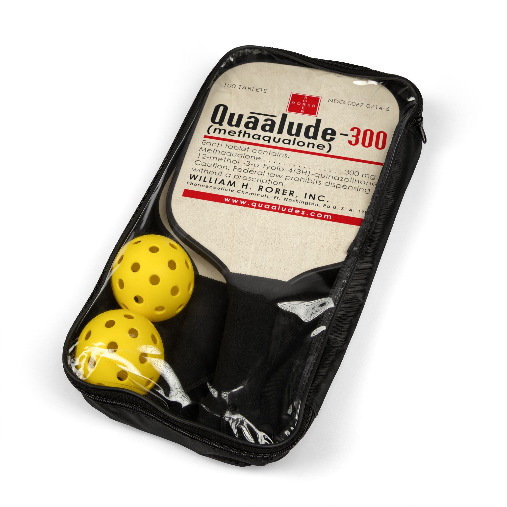 Quaaludes Pickleball Set