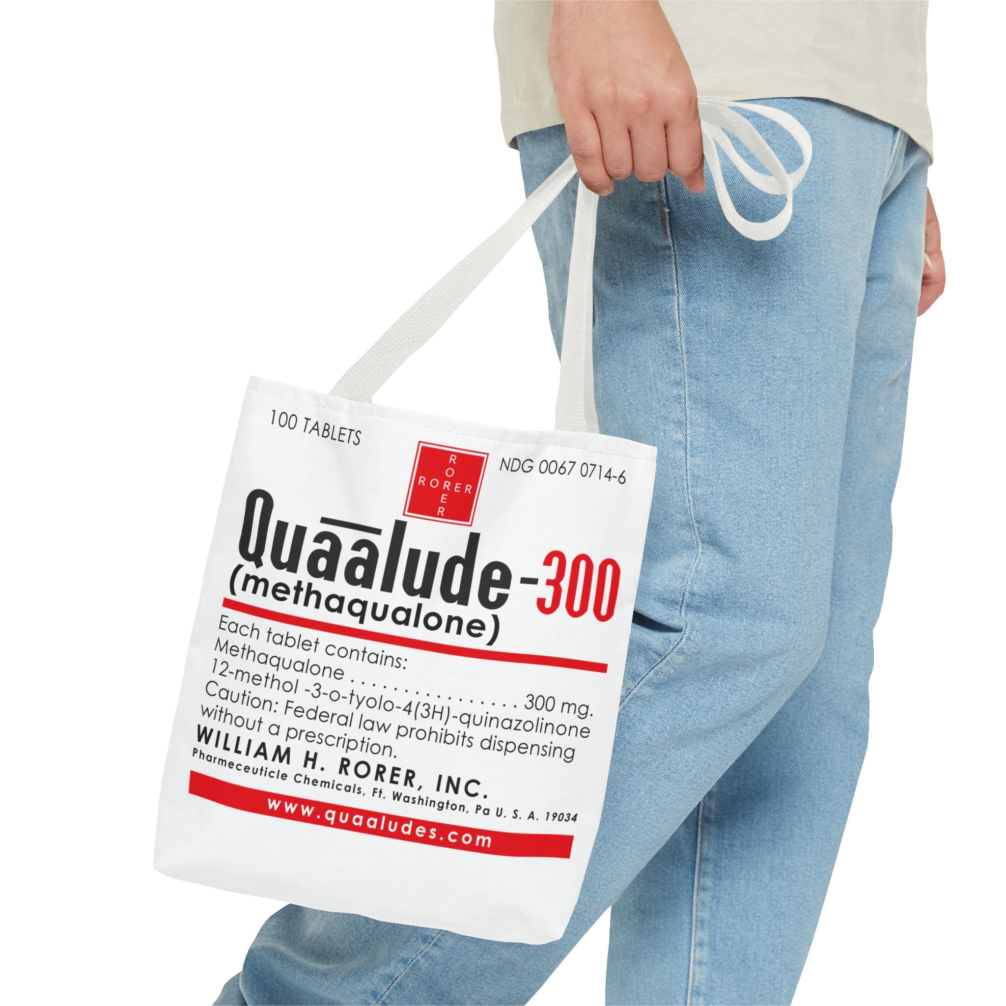 Quaalude Tote Bag