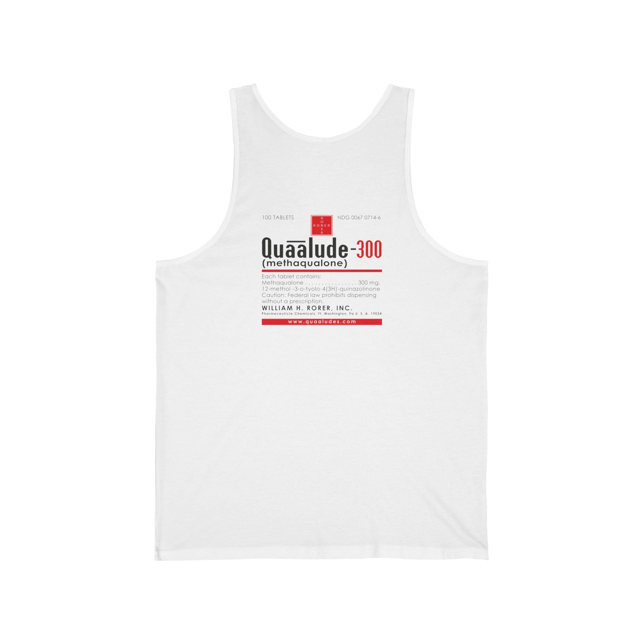 Quaalude Jersey Tanktop