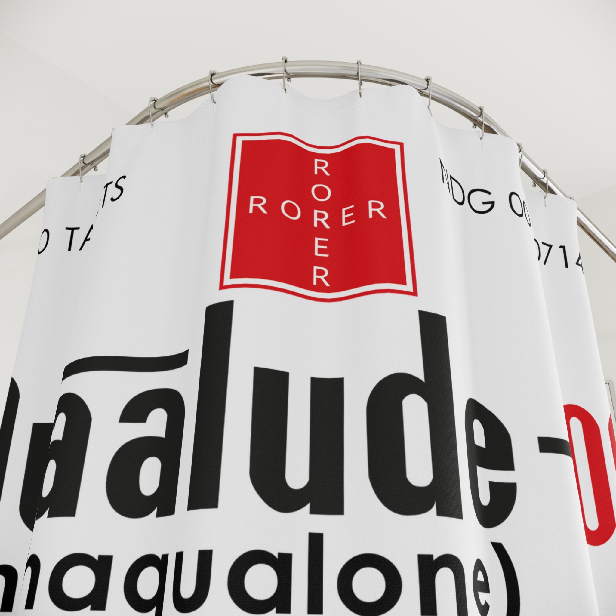 Quaalude Shower Curtains