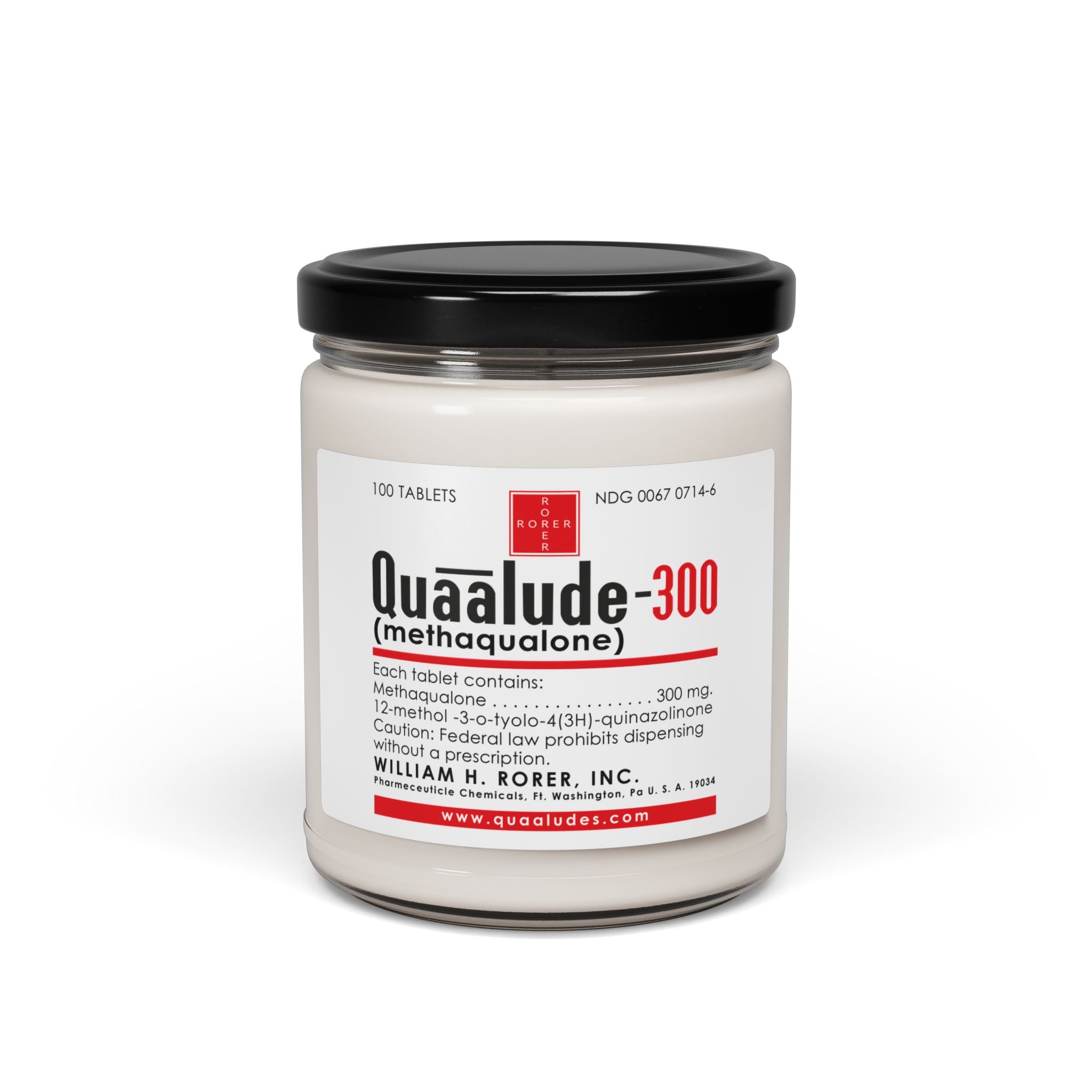 Quaalude Relaxing Scented Candle