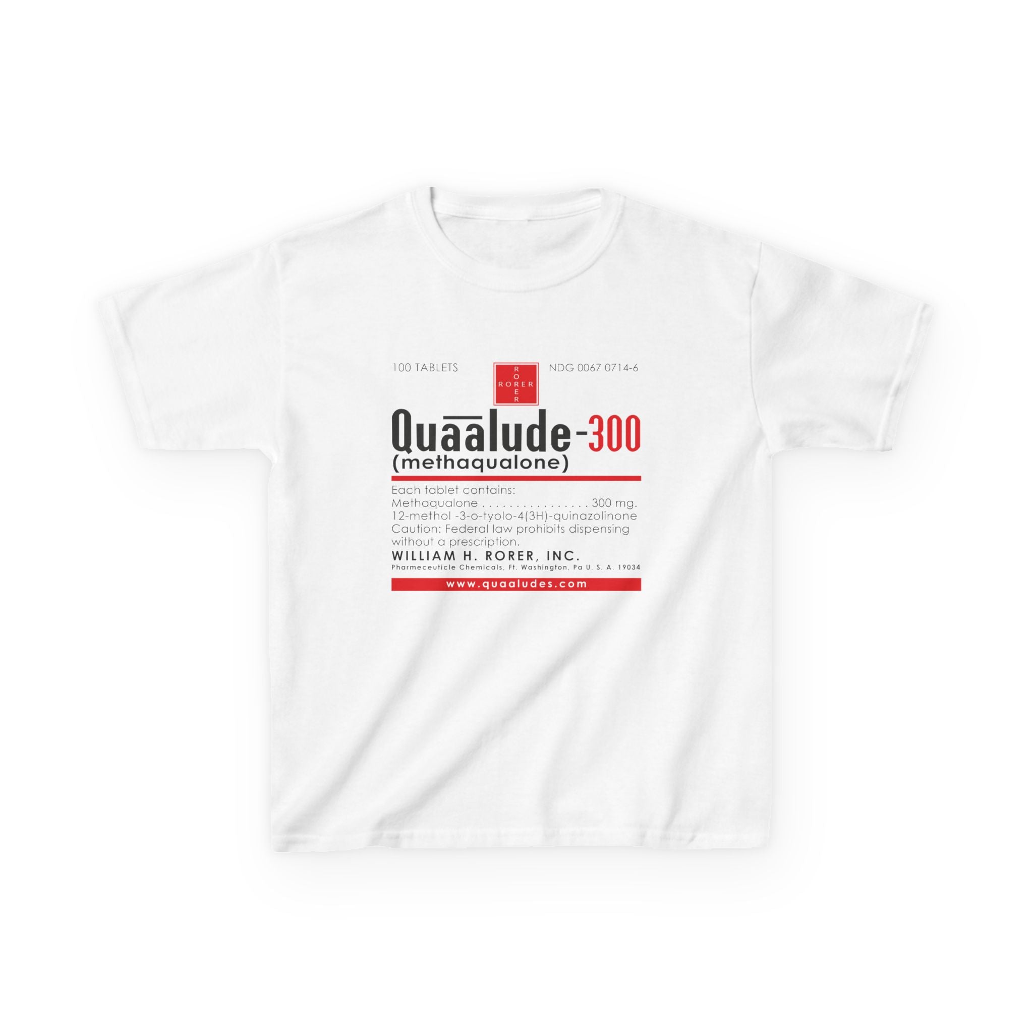 Quaaludes Kids Tee