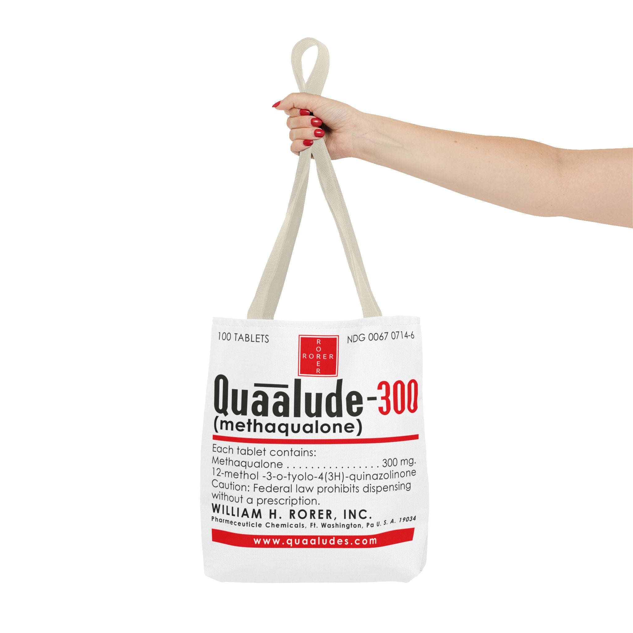 Quaalude Tote Bag