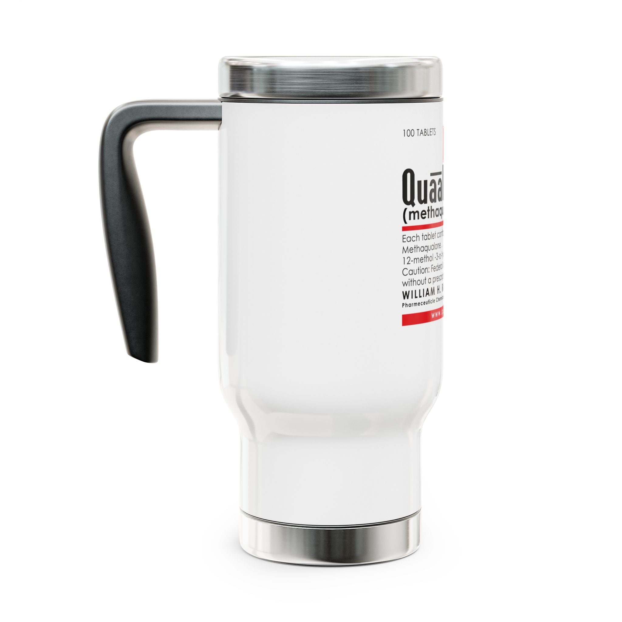 Quaaludes Stainless Steel Travel Mug