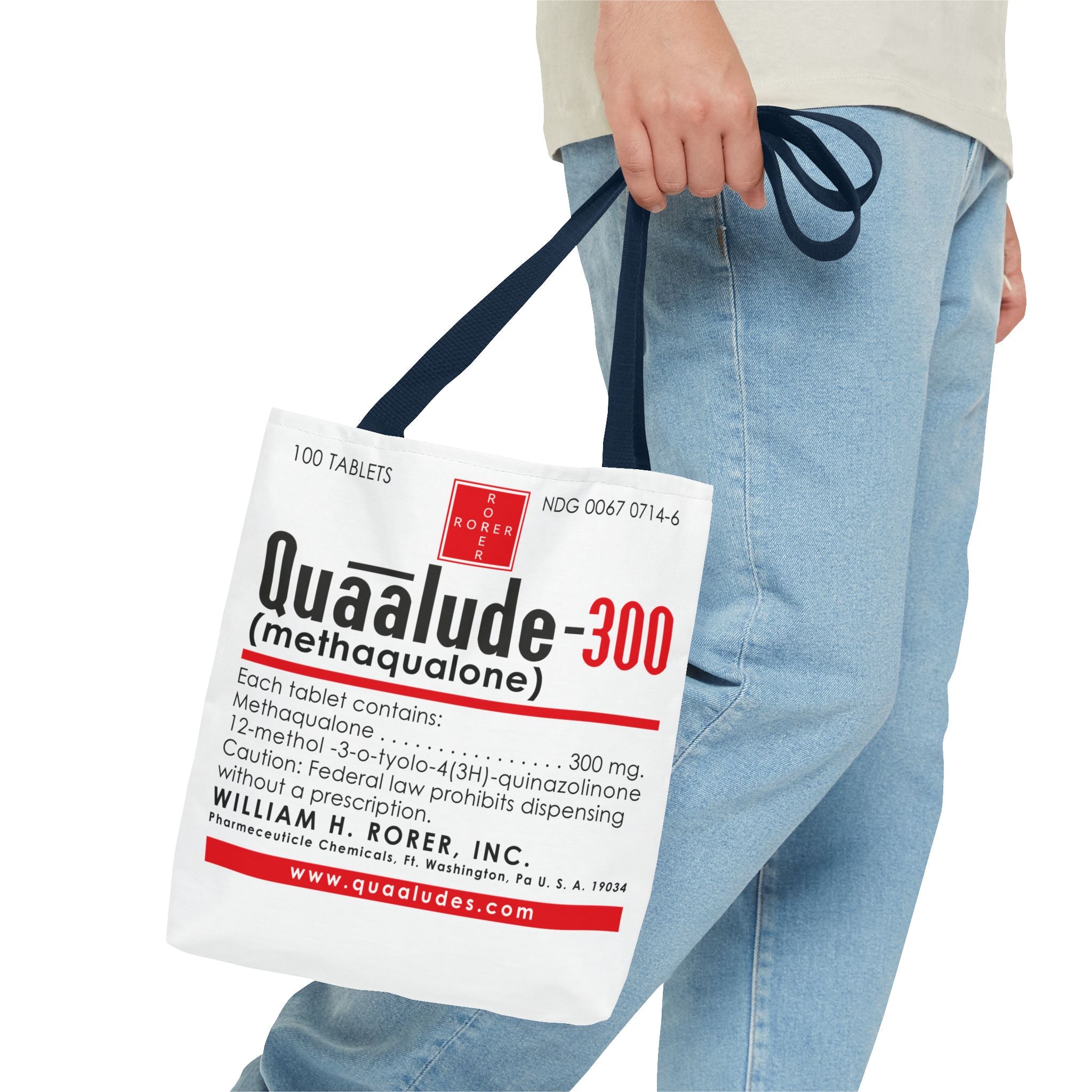 Quaalude Tote Bag