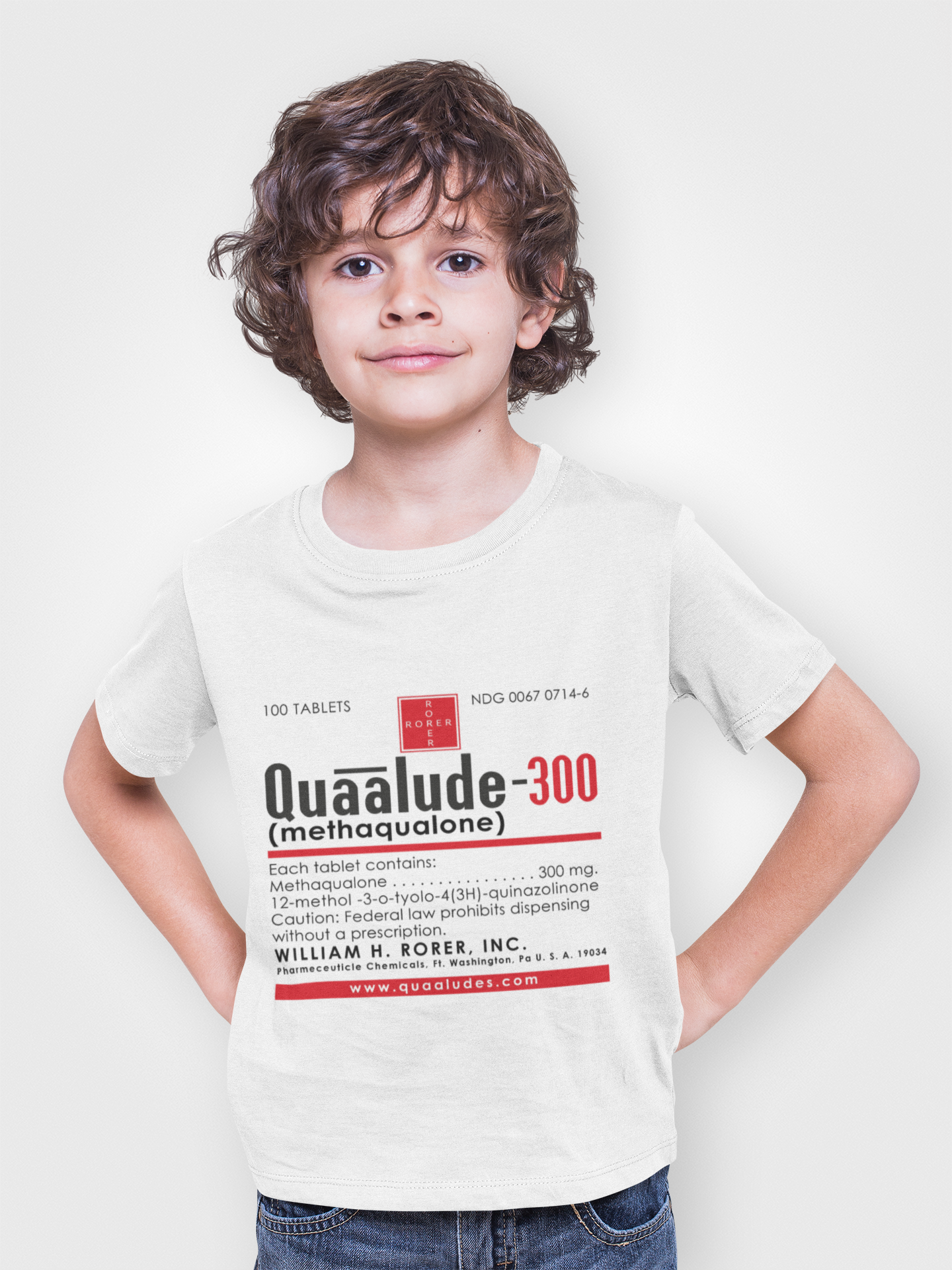 Quaaludes Kids Tee