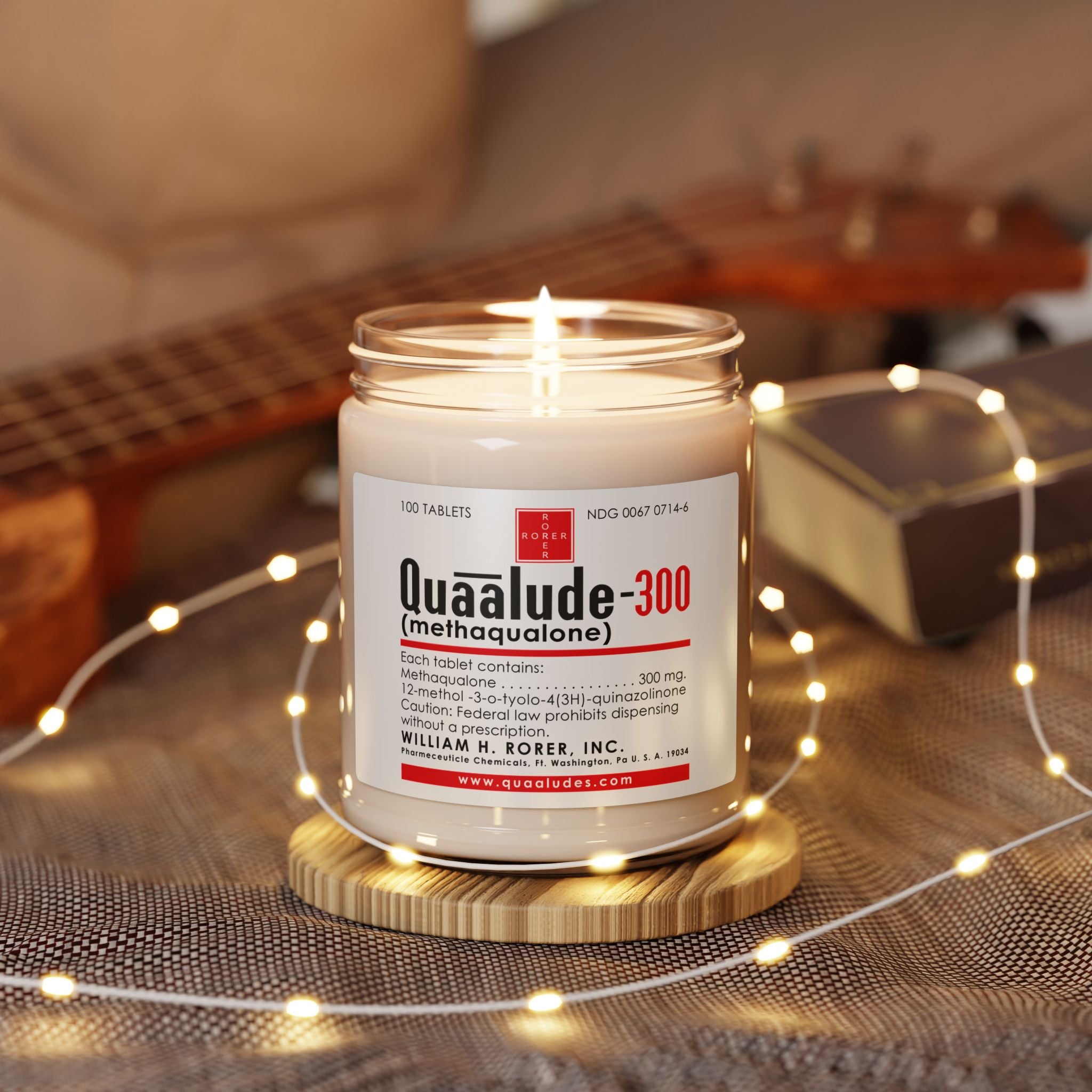 Quaalude Relaxing Scented Candle