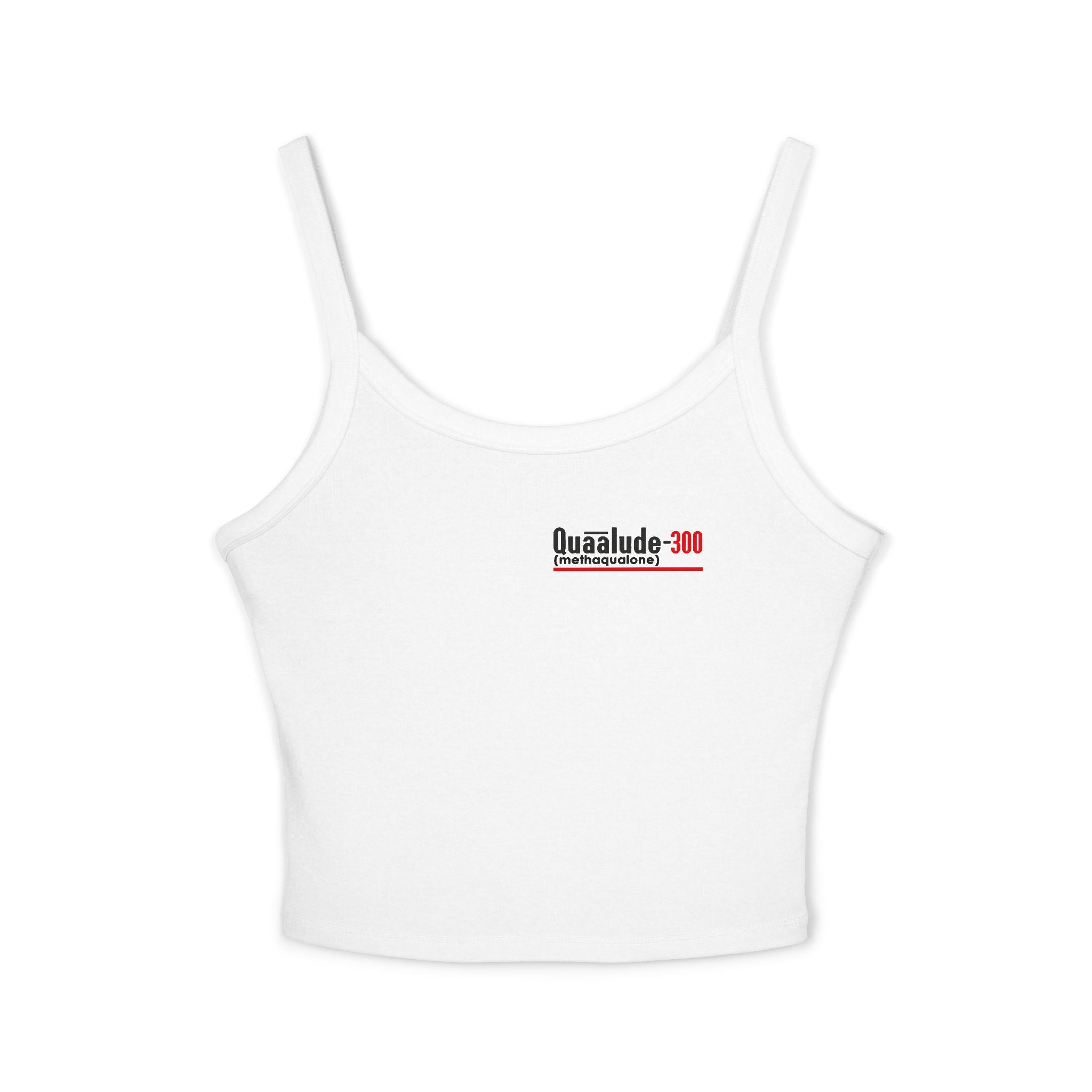 Quaalude Spaghetti Strap Tank Top