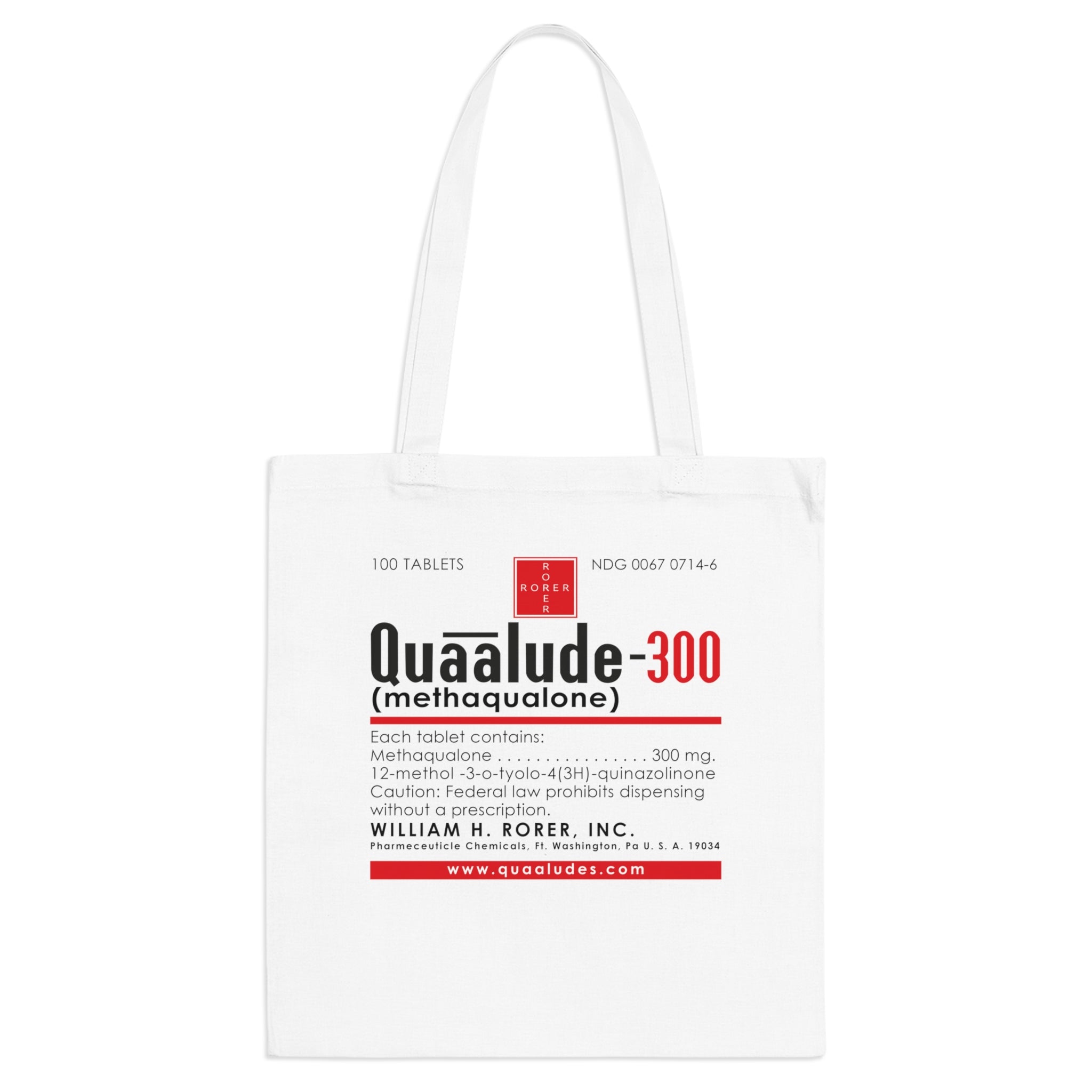 Quaalude Tote Bag