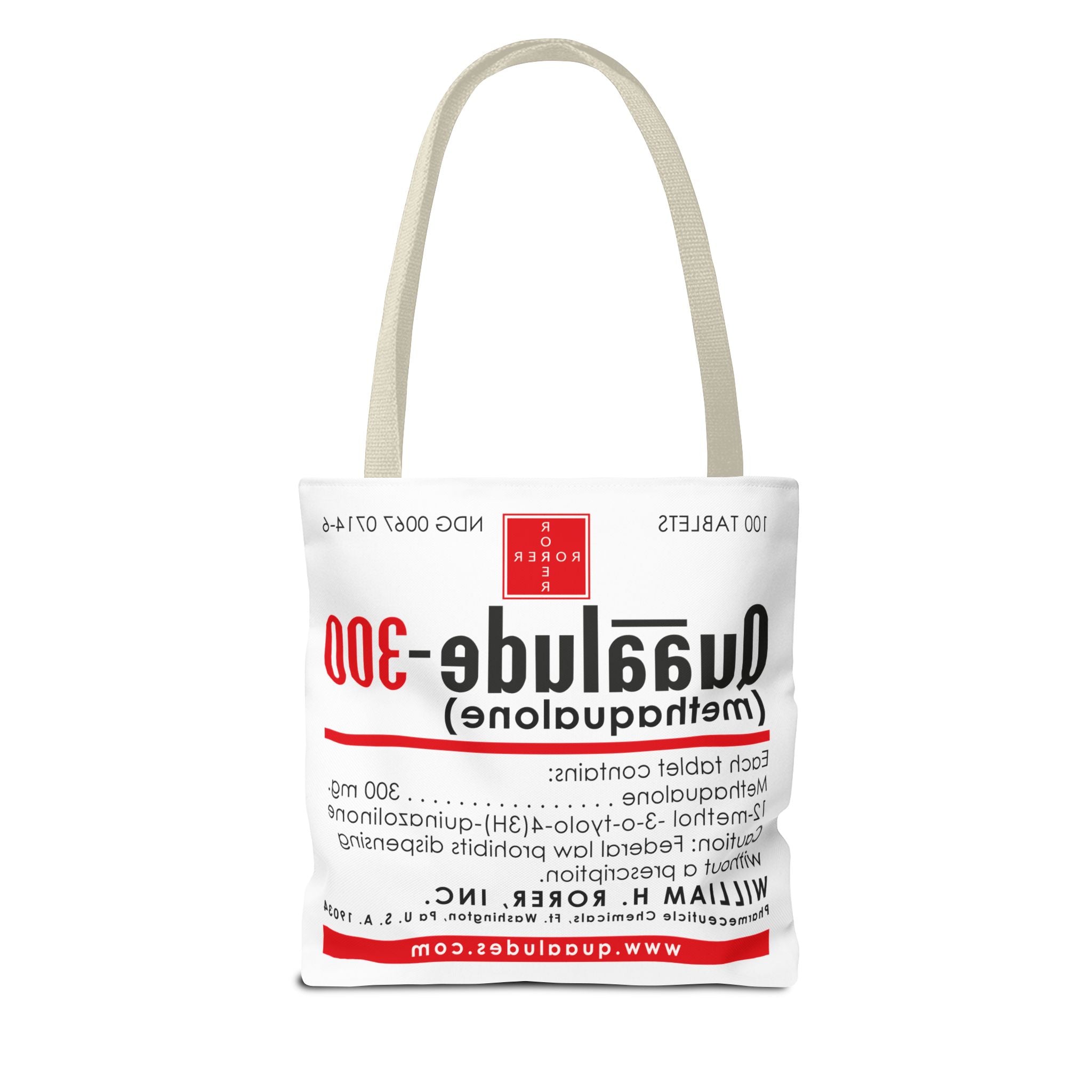Quaalude Tote Bag