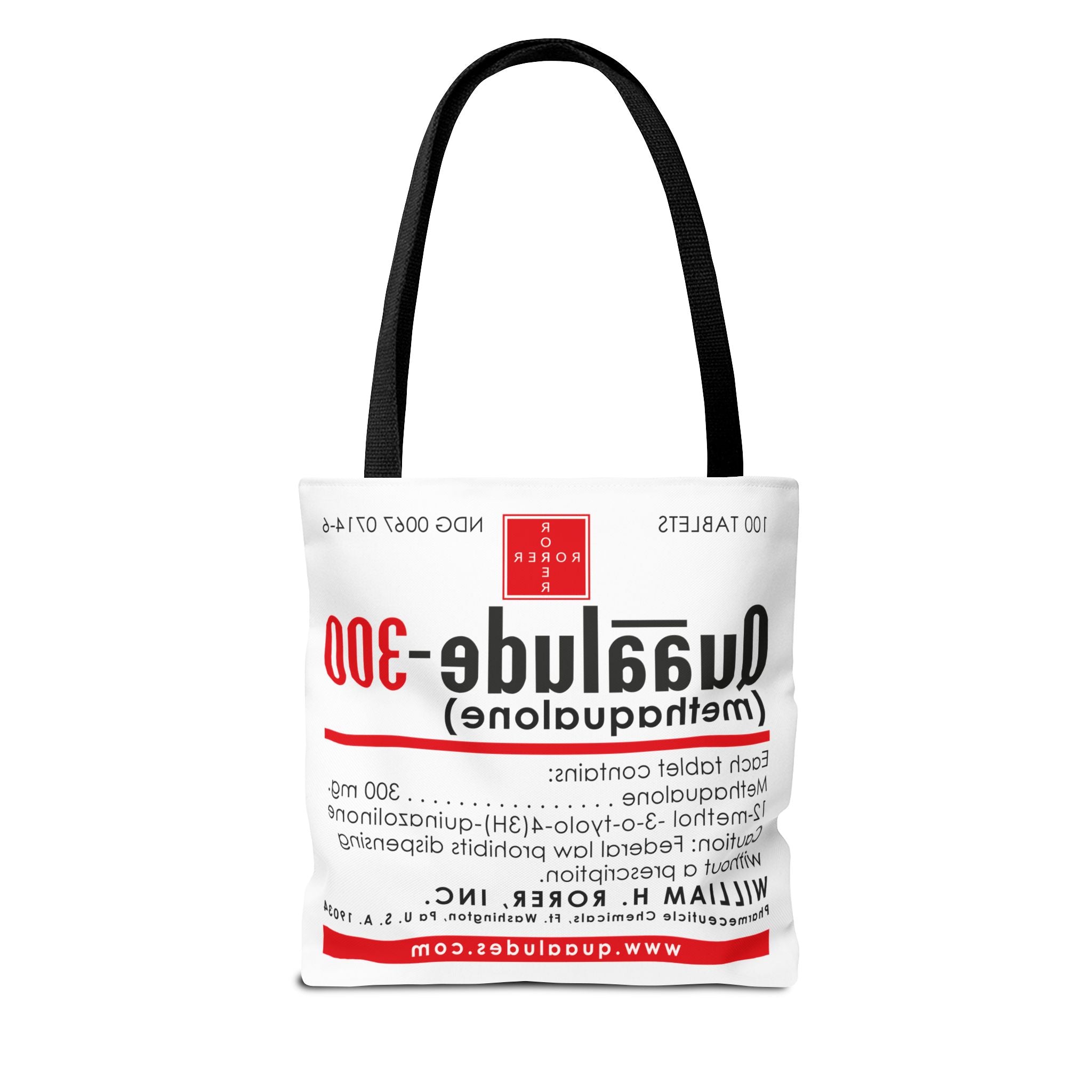 Quaalude Tote Bag