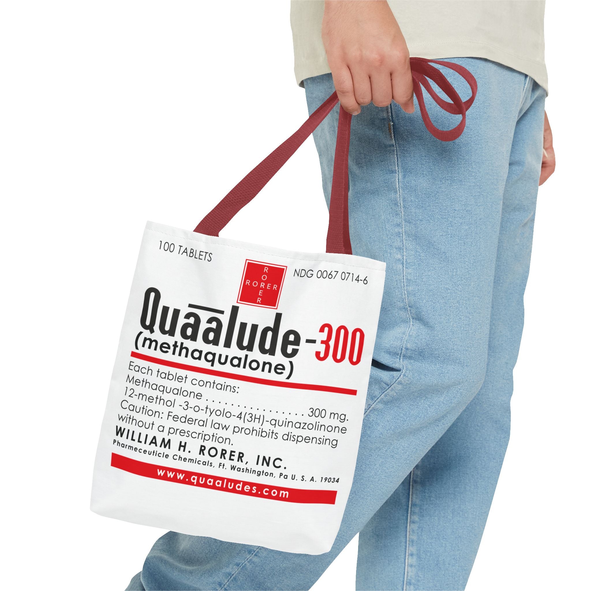 Quaalude Tote Bag