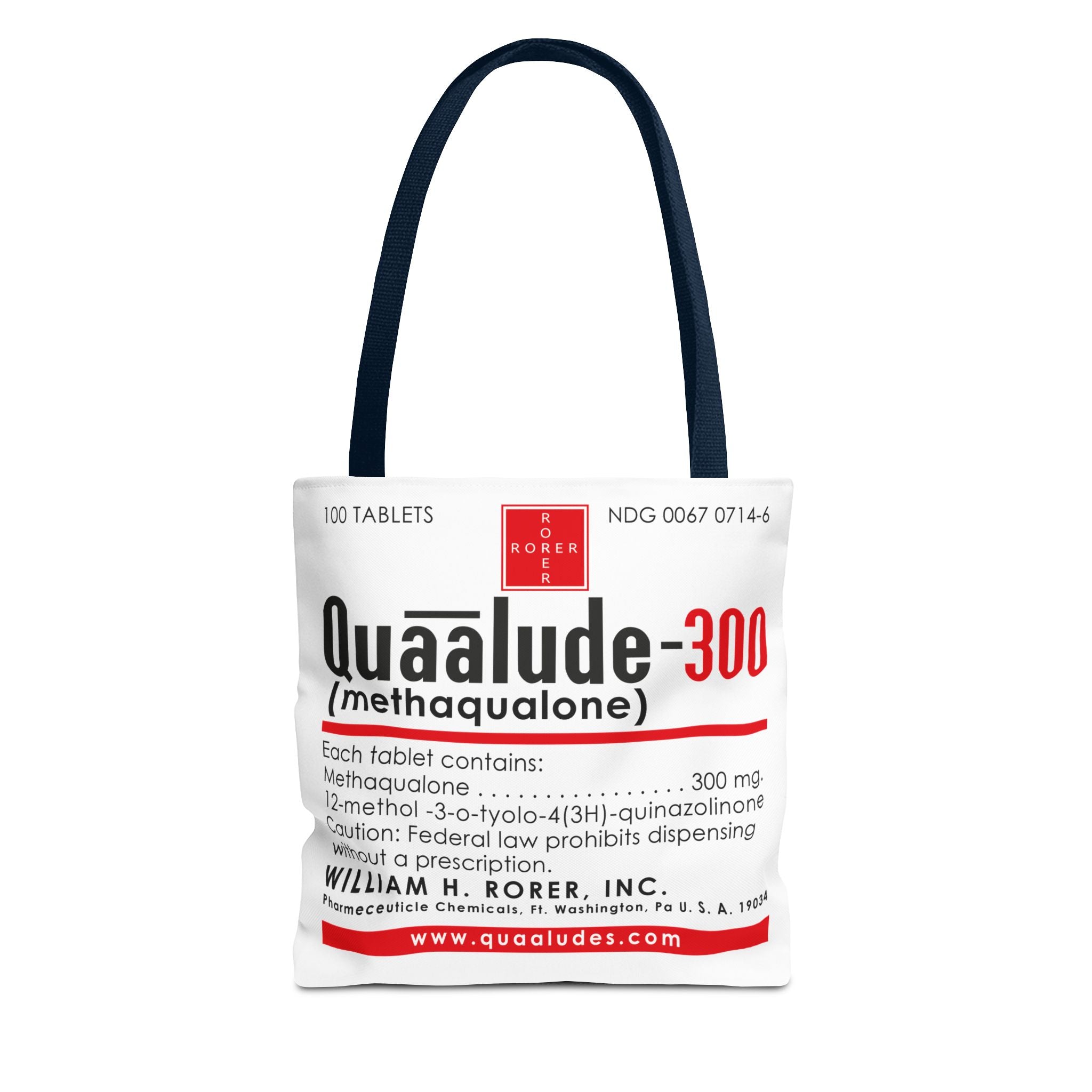Quaalude Tote Bag