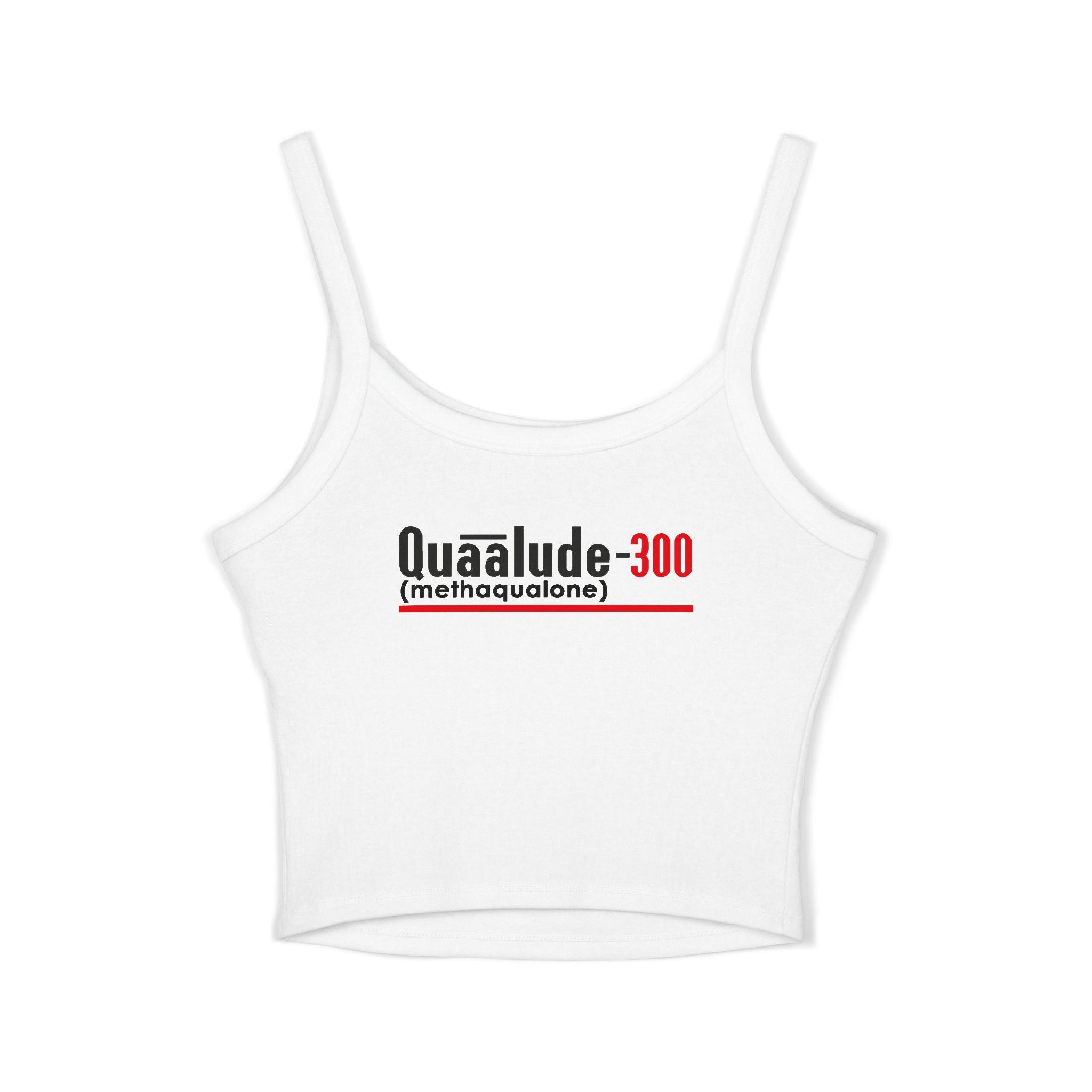 Quaalude Spaghetti Strap Tank Top