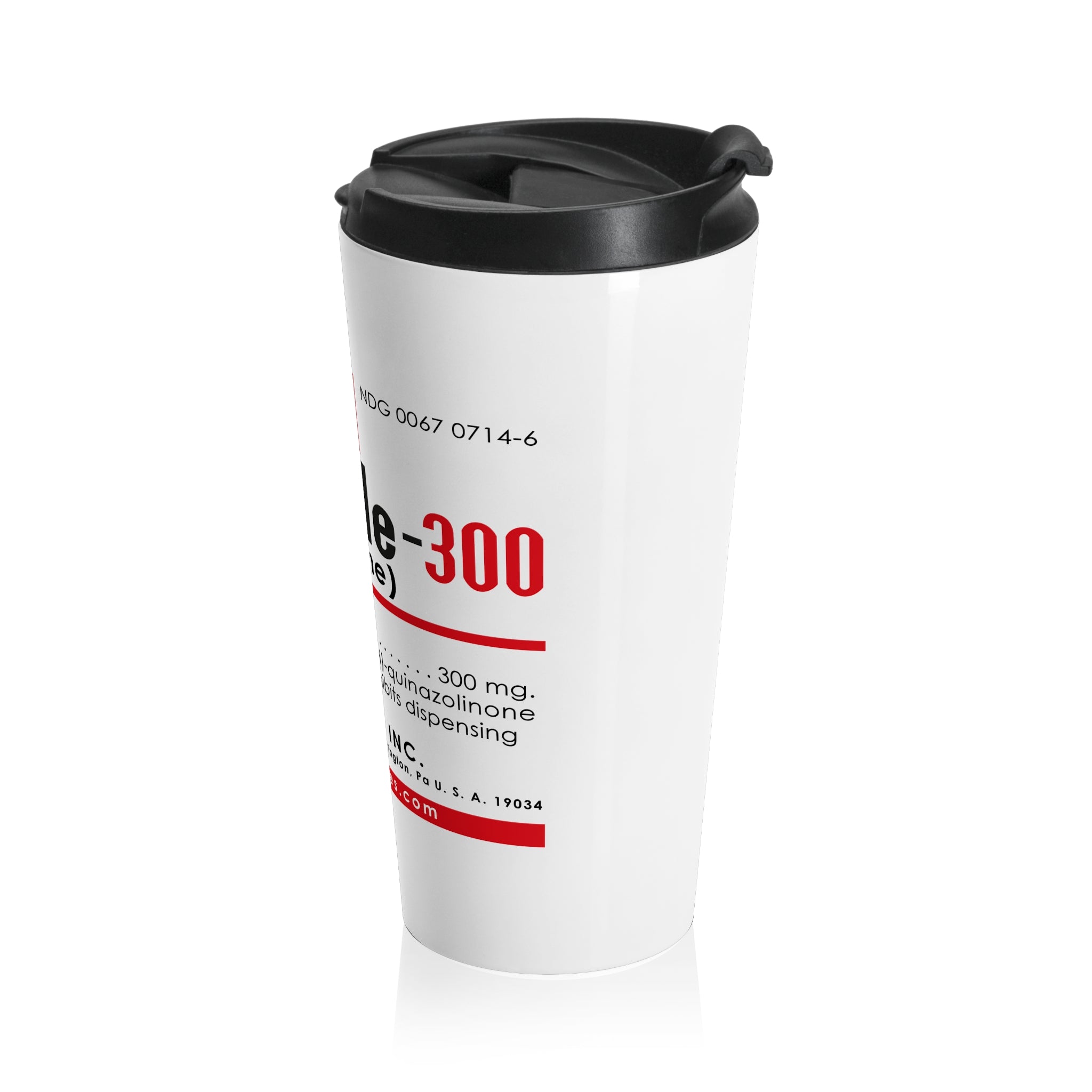 Quaaludes Stainless Steel Travel Mug