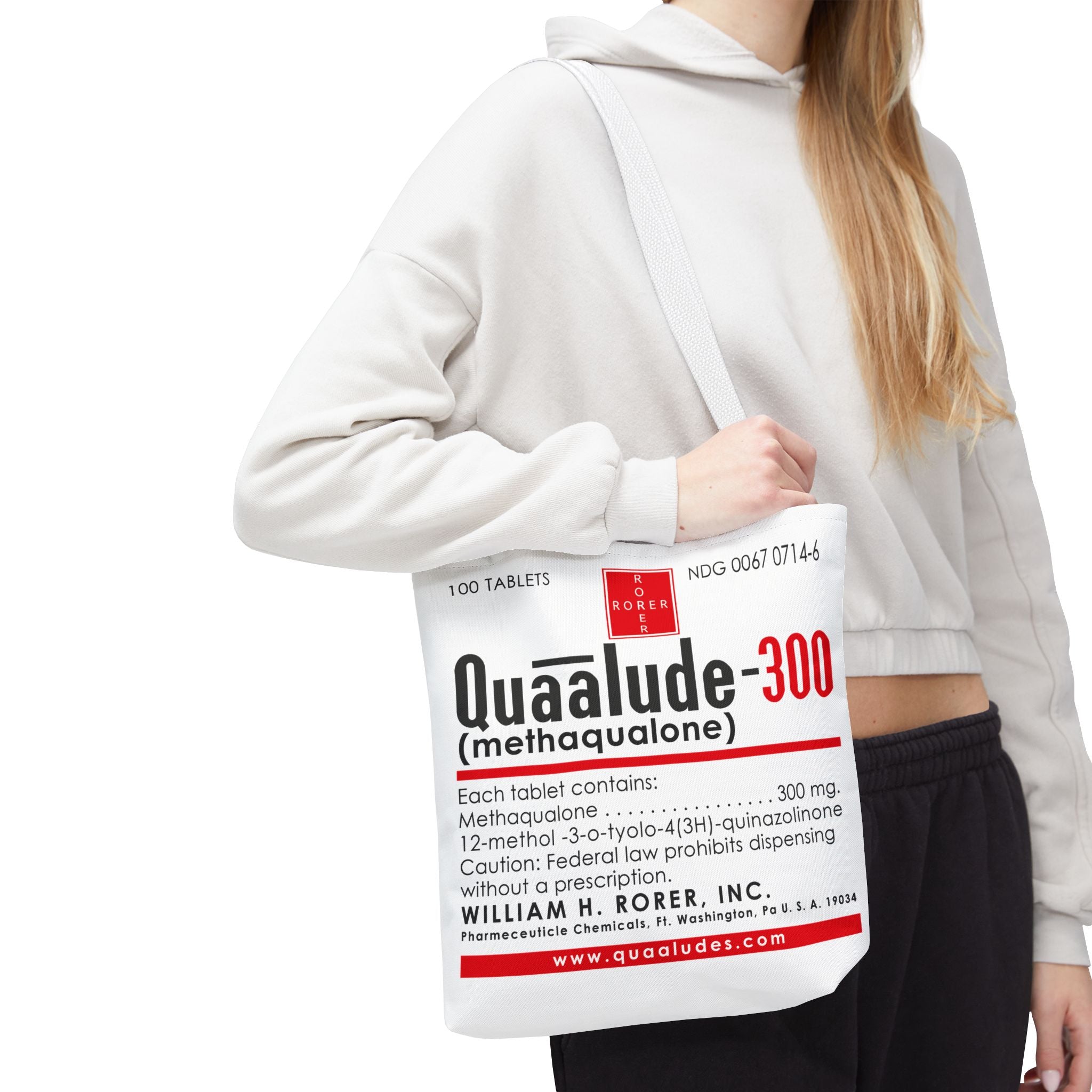 Quaalude Tote Bag