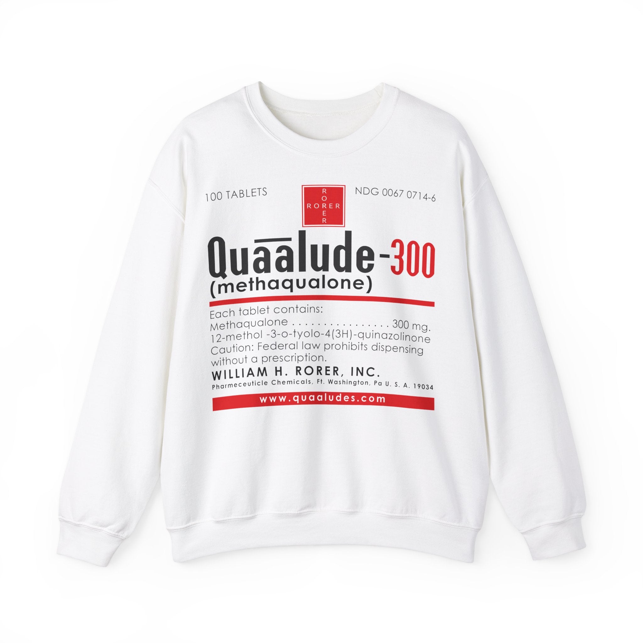 Quaalude Long Sleeve Sweatshirt