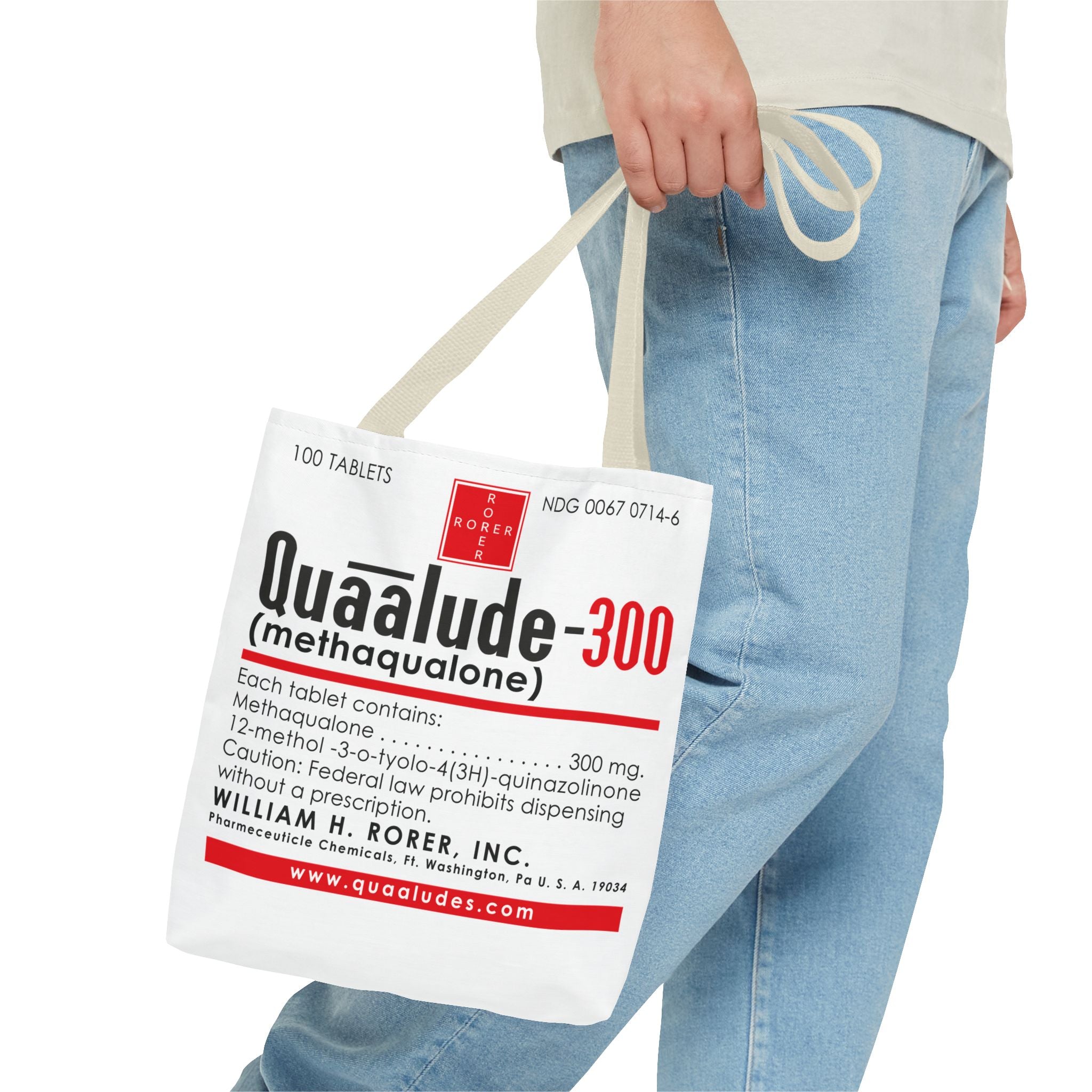 Quaalude Tote Bag