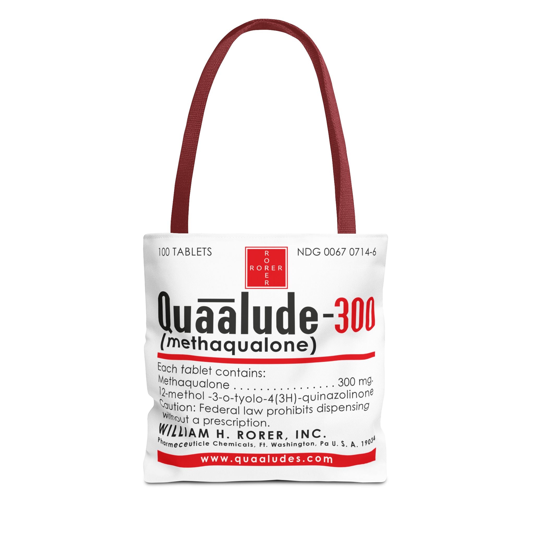 Quaalude Tote Bag