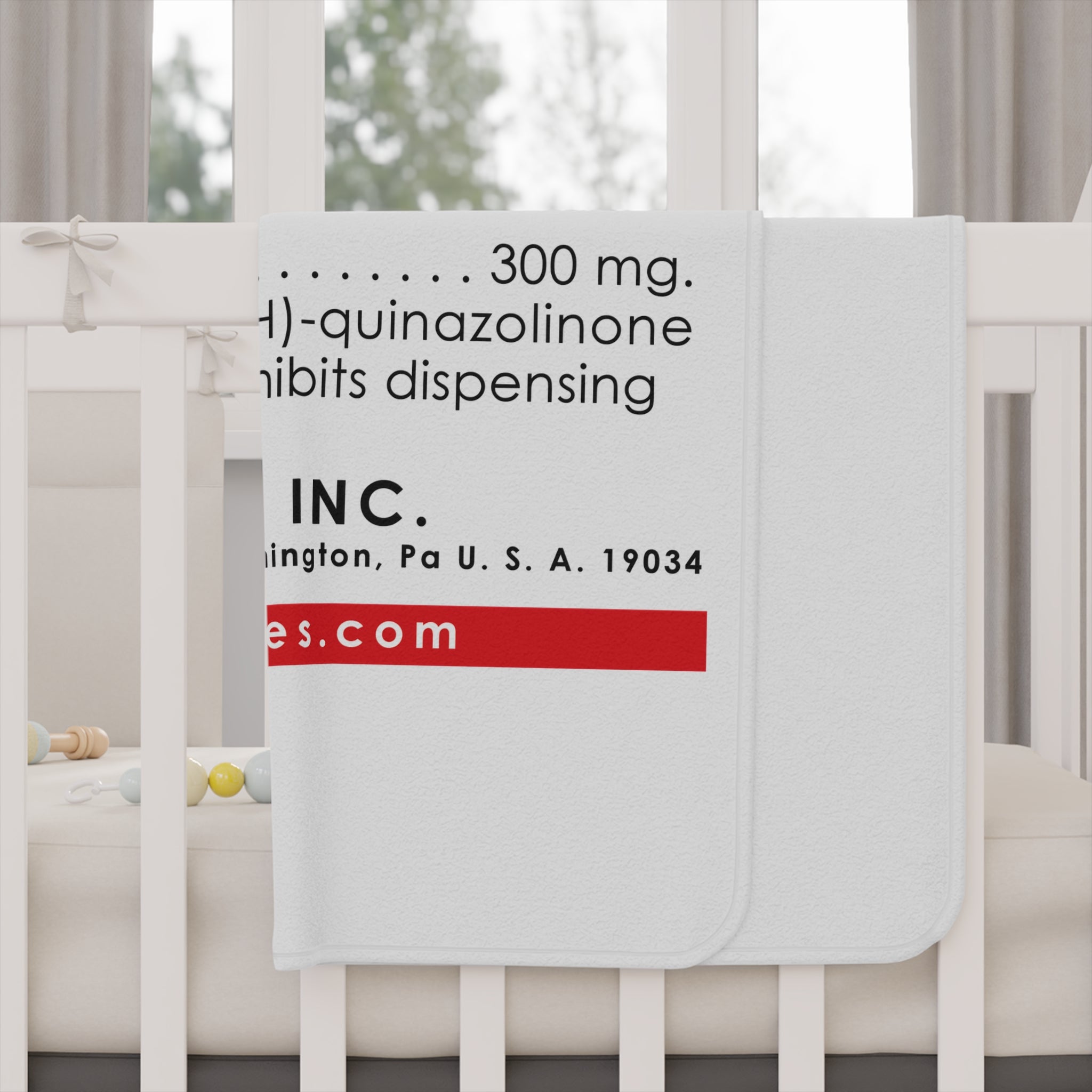 Quaalude Toddler Blanket