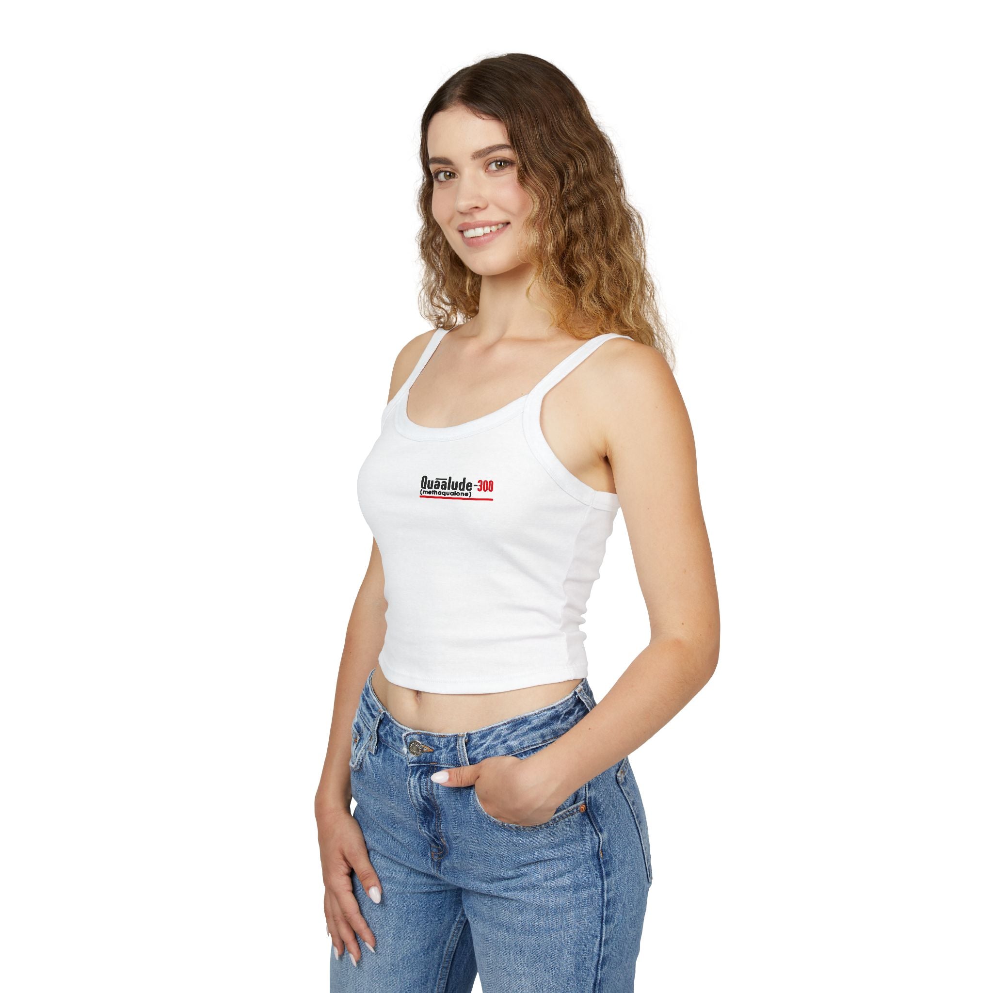 Quaalude Spaghetti Strap Tank Top