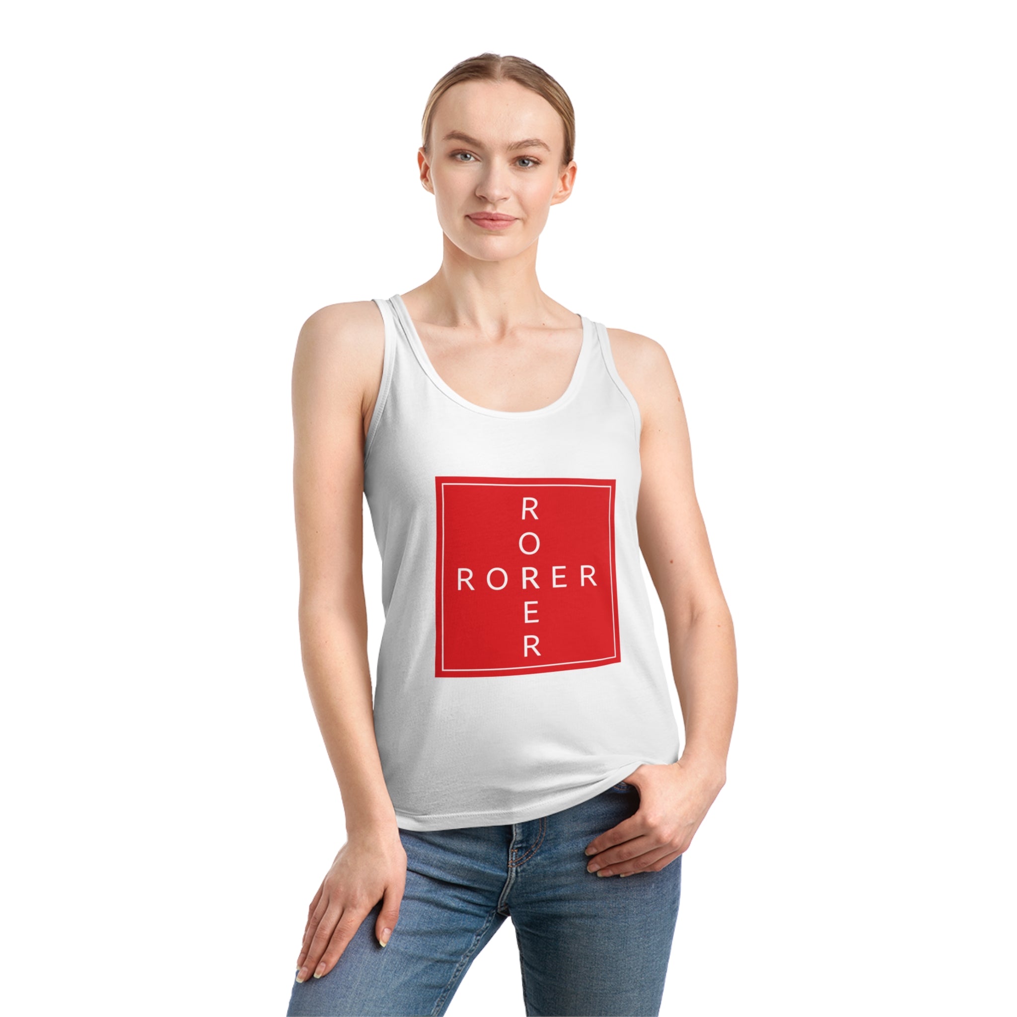Women’s Dreamer Tank Top - Bold Red Statement Tee for Inspiration