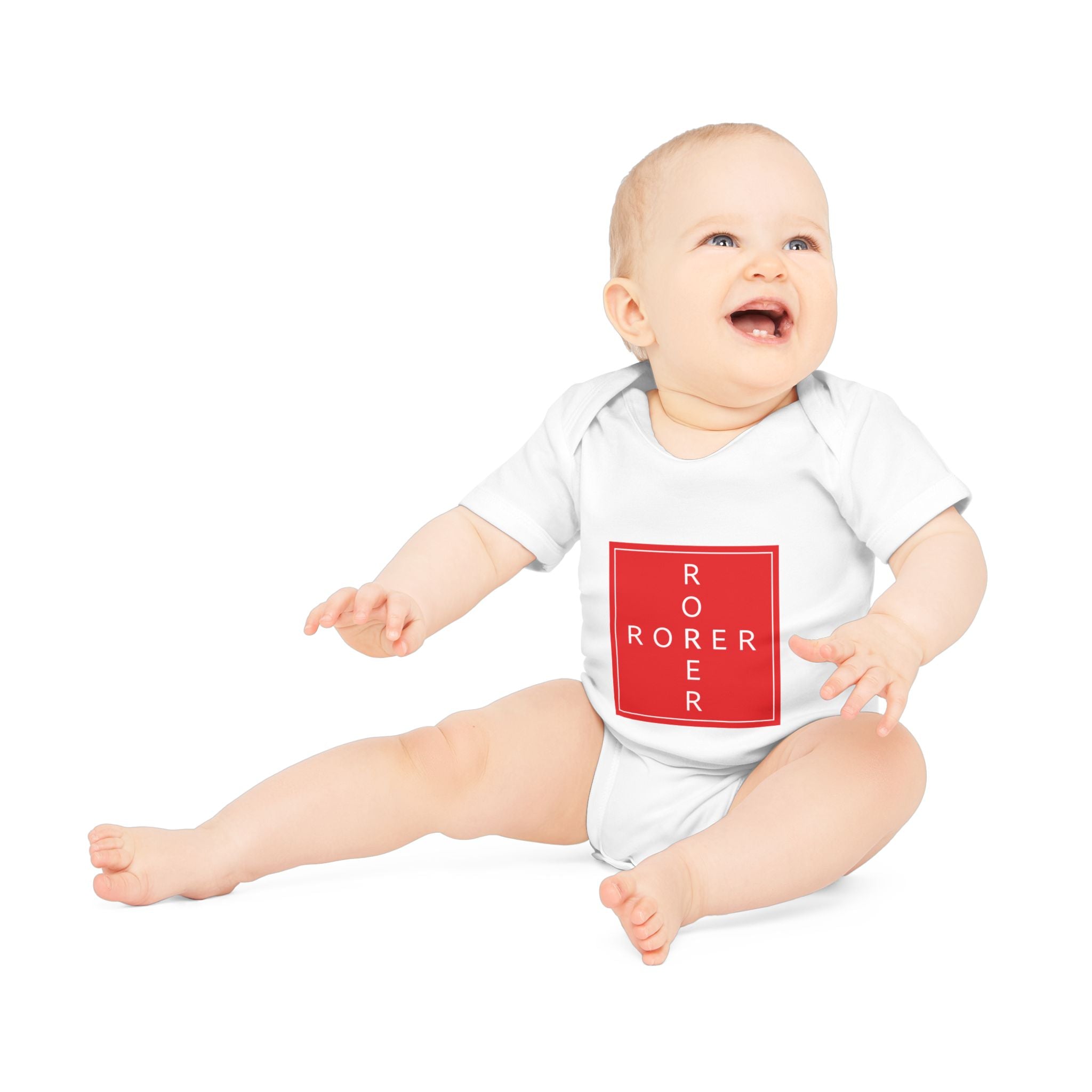 ROROR Baby Bio Bodysuit met korte mouwen