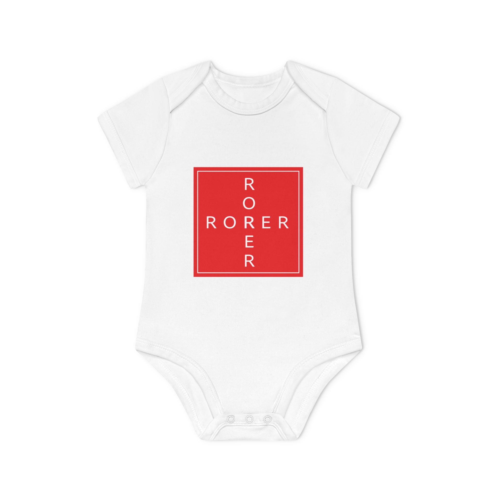 ROROR Baby Bio Bodysuit met korte mouwen