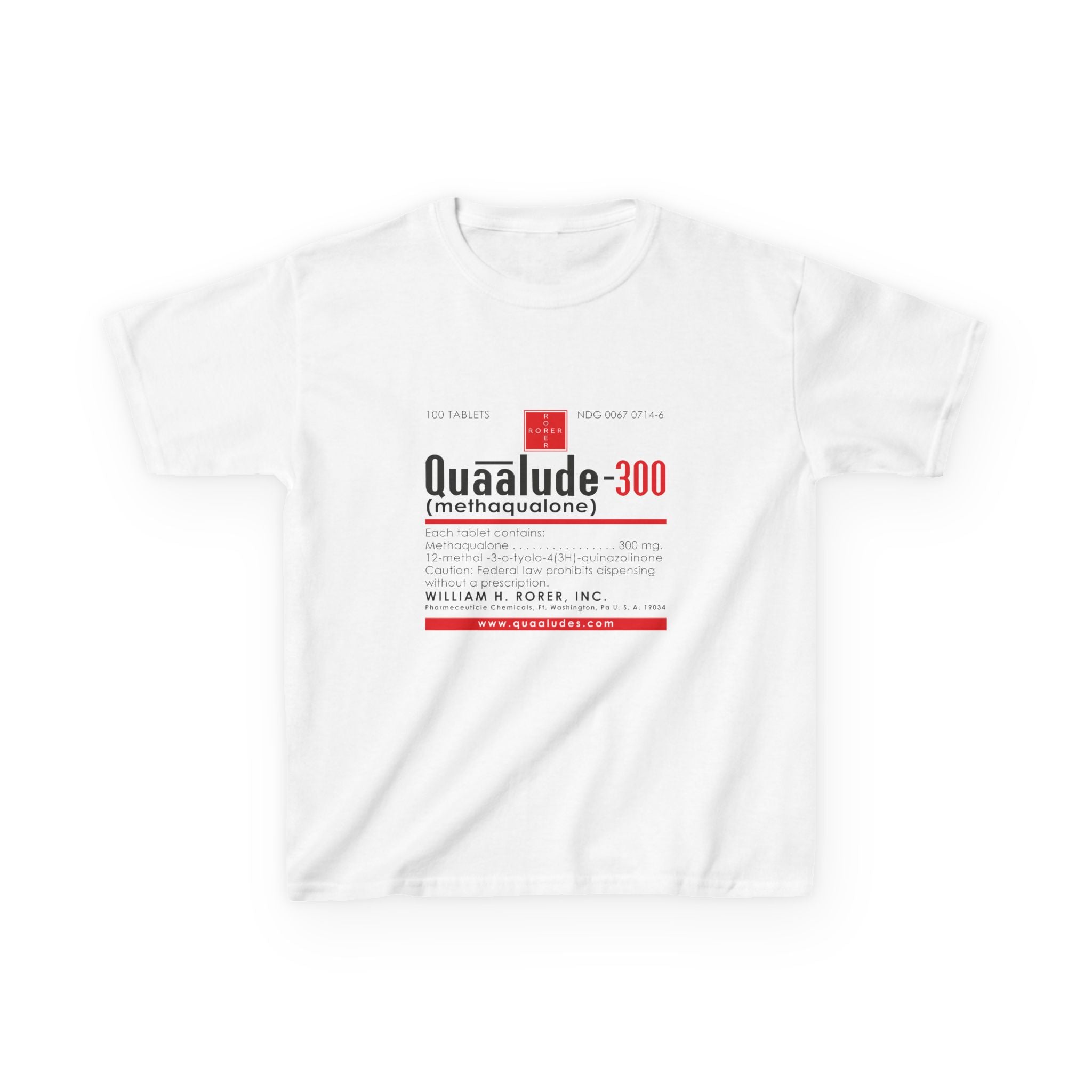 Quaalude T-Shirt Kinderen