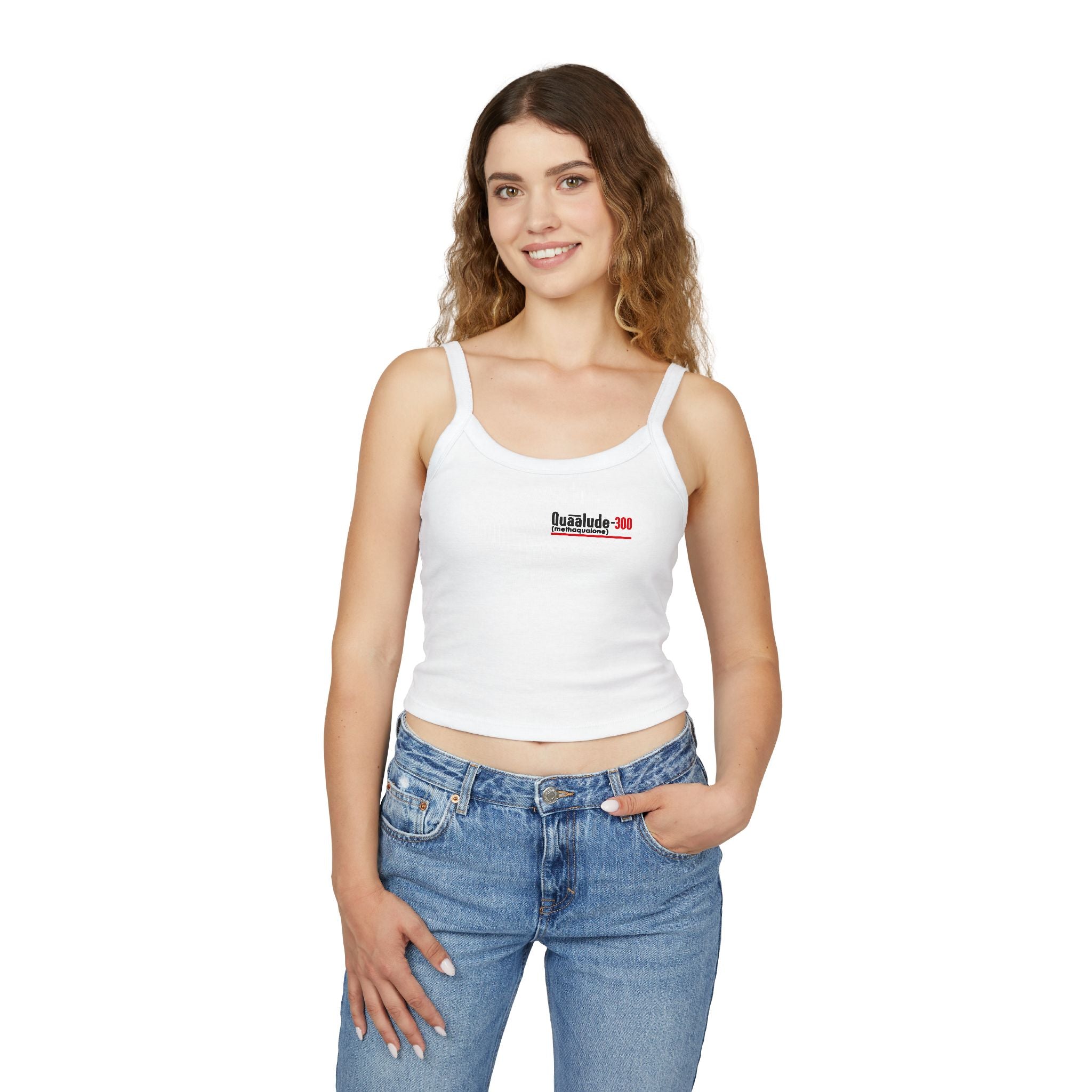 Quaalude Spaghetti Strap Tank Top